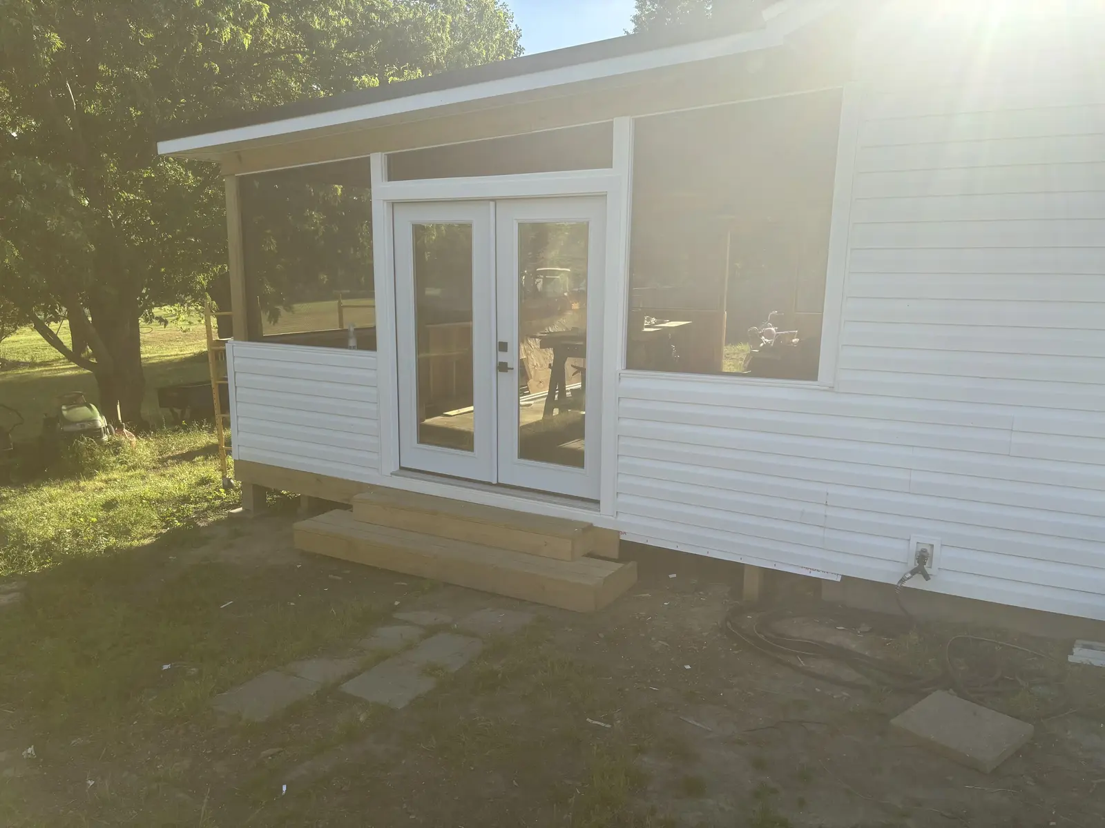 Screened porch and exterior residential improvement project